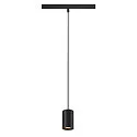 LED Pendelleuchte NUMINOS® XS TRACK 48V, 40°, 8,7W, CRI90, DALI, IP20, 2700K, 620lm, schwarz/schwarz