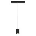 SLV LED Pendelleuchte NUMINOS® XS TRACK 48V, 40°, 8,7W, CRI90, DALI, IP20, 2700K, 650lm, schwarz/chrom