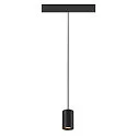 SLV LED Pendelleuchte NUMINOS® XS TRACK 48V, 55°, 8,7W, CRI90, DALI, IP20, 2700K, 640lm, schwarz/schwarz