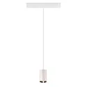 SLV LED Pendelleuchte NUMINOS® XS TRACK 48V, 40°, 8,7W, CRI90, DALI, IP20, 2700K, 650lm, weiß/chrom