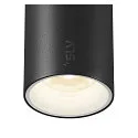 SLV LED Niedervolt-Schienen Pendelleuchte NUMINOS® XS, 48V, 8.7W 4000K 20°, DALI 2 dimmbar, matt schwarz / innen matt weiß