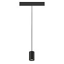 SLV pendant luminaire NUMINOS® XS 48V 55° for VDU workstation, DALI controllable IP20, black matt dimmable