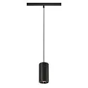 LED Pendelleuchte NUMINOS® S TRACK 48V, 20°, 16W, CRI90, DALI, IP20, 2700K, 960lm, schwarz/chrom