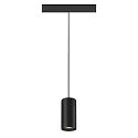 SLV LED Niedervolt-Schienen-Pendelleuchte NUMINOS® S DALI, 48V, 16W 4000K 40°, DALI 2 dimmbar, matt schwarz