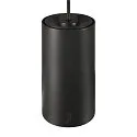 SLV pendant luminaire NUMINOS® S 48V DALI 2 40° for VDU workstation, DALI controllable IP20, black matt dimmable