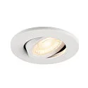 SLV Abdeckung MOVE für LED Einbauleuchte UNIVERSAL DOWNLIGHT PHASE, IP20 (Indoor), rund, schwenkbar, weiß