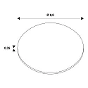 SLV ring UNIVERSAL DOWNLIGHT round, gold