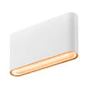 SLV LED Outdoor Wandaufbauleuchte OVAL 14 WL, 5,7W, 2700/3000K, 560lm, CRI80, IP65, weiß