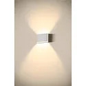 SLV LED Outdoor Wandaufbauleuchte OVAL 14 WL, 5,7W, 2700/3000K, 560lm, CRI80, IP65, weiß