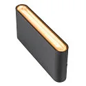 outdoor wall luminaire OVAL 18 WL IP65, black