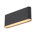 outdoor wall luminaire OVAL 18 WL IP65, black