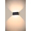 outdoor wall luminaire OVAL 18 WL IP65, black