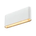 LED Outdoor Wandaufbauleuchte OVAL 18 WL, 9,3W, 2700/3000K, 860lm, CRI80, IP65, weiß