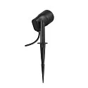 SLV LED Erdspieß-Leuchte SYNA GARDEN, IP65 IK06, 6W 3000K 540lm 36°, neigbar, IP-Steckerkabel, schwarz