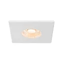 SLV Abdeckung UNIVERSAL DOWNLIGHT, für Downlight IP65, eckig, weiß