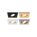 cover UNIVERSAL DOWNLIGHT IP20 square, swivelling, black
