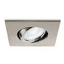 SLV Abdeckung MOVE für LED Einbauleuchte UNIVERSAL DOWNLIGHT PHASE, IP20 (Indoor), quadratisch, schwenkbar, chrom
