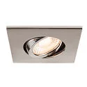 SLV Abdeckung MOVE für LED Einbauleuchte UNIVERSAL DOWNLIGHT PHASE, IP20 (Indoor), quadratisch, schwenkbar, chrom