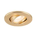 SLV Abdeckung MOVE für LED Einbauleuchte UNIVERSAL DOWNLIGHT PHASE, IP20 (Indoor), rund, schwenkbar, gold matt