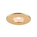 SLV cover UNIVERSAL DOWNLIGHT IP20 round, swivelling, gold matt