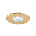 SLV cover UNIVERSAL DOWNLIGHT IP20 round, swivelling, gold matt