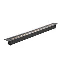 SLV LED Bodeneinbauleuchte DASAR® 1200, IP65/IP67 IK10, 120cm, 34W 3000K 4100lm 19°, DALI dimmbar, befahrbar, edelstahl