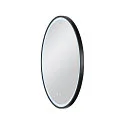 SLV LED Wandspiegel TRUKKO 60, 25W, 3000/4000/6500K, 730/740/720lm, CRI90, IP44, chrom, schwarzer Rand