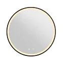 SLV LED Wandspiegel TRUKKO 60, 25W, 3000/4000/6500K, 730/740/720lm, CRI90, IP44, chrom, schwarzer Rand