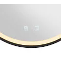 SLV LED Wandspiegel TRUKKO 60, 25W, 3000/4000/6500K, 730/740/720lm, CRI90, IP44, chrom, schwarzer Rand