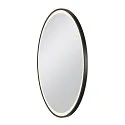 SLV LED Wandspiegel TRUKKO 80, 23W, 3000/4000/6500K, 730/740/790lm, CRI90, IP44, chrom, schwarzer Rand