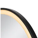 SLV LED Wandspiegel TRUKKO 80, 23W, 3000/4000/6500K, 730/740/790lm, CRI90, IP44, chrom, schwarzer Rand