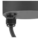 SLV LED Leuchtenkopf M-POL S POLEHEAD, 360°, 10W, 2700K, 750lm, CRI 80, IP65, entblendet, anthrazit