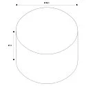 SLV Zubehör für LED Boden-Einbauleuchte DASAR® L - Montagegehäuse, universell, Kabelöffnungen 20+25+32mm, Nylon, schwarz