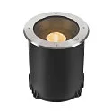 SLV Zubehör für LED Boden-Einbauleuchte DASAR® XL - Montagegehäuse, universell, Kabelöffnungen 20+25+32mm, Nylon, schwarz