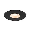 LED Deckeneinbauleuchte UNIVERSAL DOWNLIGHT PHASE Set, 12x 1007095 und 1007096 Abdeckung, 38°, 8W, UGR, schwarz