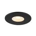 LED Deckeneinbauleuchte UNIVERSAL DOWNLIGHT PHASE Set, 12x 1007095 und 1007096 Abdeckung, 38°, 8W, UGR, schwarz