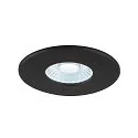 LED Deckeneinbauleuchte UNIVERSAL DOWNLIGHT PHASE Set, 12x 1007095 und 1007096 Abdeckung, 38°, 8W, UGR, schwarz