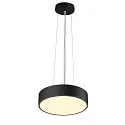 SLV LED Wand-/Deckenleuchte MEDO® PRO 30, rund, 70°, 10W, 3000/4000K, CRI 90, UGR <19, RL, schwarz
