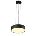 SLV LED Wand-/Deckenleuchte MEDO® PRO 30, rund, 110°, 10W, 3000/4000K, CRI 90, UGR <25, RL, schwarz