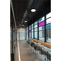 SLV LED Wand-/Deckenleuchte MEDO® PRO 40, rund, 110°, 19W, 3000/4000K, CRI 90, UGR <25, Dali, schwarz