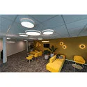SLV wall and ceiling luminaire MEDO® PRO 60 round, DALI controllable IP50, white dimmable