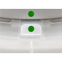 SLV wall and ceiling luminaire MEDO® PRO 60 round, DALI controllable IP50, white dimmable
