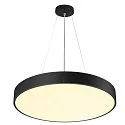 SLV LED Wand-/Deckenleuchte MEDO® PRO 60, rund, 80°, 37W, 3000/4000K, CRI 90, UGR, schwarz