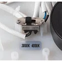SLV wall and ceiling luminaire MEDO® PRO 60 round, CCT Switch, direct / indirect, UGR < 19 IP50, white dimmable