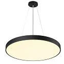 SLV ceiling luminaire MEDO® PRO 90 round, DALI controllable, CCT Switch, UGR < 19 IP50, black dimmable