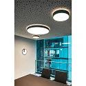 SLV ceiling luminaire MEDO® PRO 90 round, DALI controllable, CCT Switch, UGR < 19 IP50, black dimmable