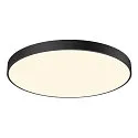 SLV ceiling luminaire MEDO® PRO 90 round, DALI controllable, CCT Switch, UGR < 19 IP50, black dimmable