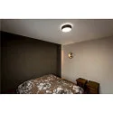 SLV wall and ceiling luminaire MEDO® 30 round, CCT Switch, direct / indirect IP50, black dimmable