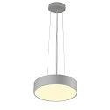 SLV wall and ceiling luminaire MEDO® 30 round, CCT Switch, direct / indirect IP50, grey dimmable