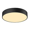 SLV wall and ceiling luminaire MEDO® 40 round, CCT Switch, direct / indirect IP50, black dimmable